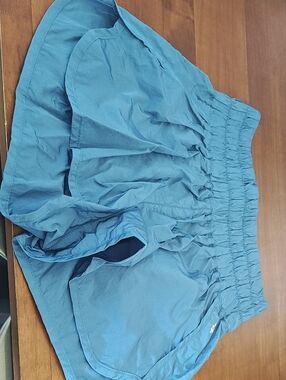 Free People The Way Home Shorts Size Medium Blue